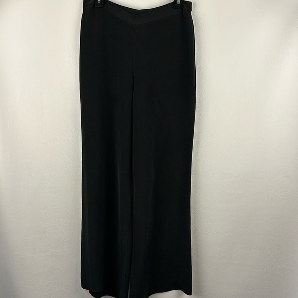 Lauren Ralph Lauren 100% Silk Wide Leg Pants - Picture 1 of 7